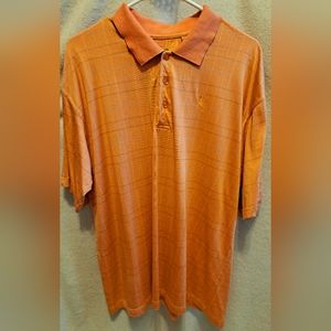 Women's Orange Bobby Chan Collared Polo